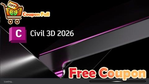 100% Free Coupon AutoCad Civil 3D 2026 -Step by Step Training