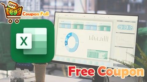 100% Free Coupon Excel Data Mastery: Formulas, Functions, Charts, and Graphs