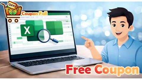 100% Free Coupon Excel XLOOKUP Mastery: Learn XLOOKUP, DGET & HLOOKUP Fast