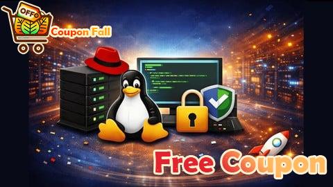 100% Free Coupon Linux System Administration with Red Hat & Fedora