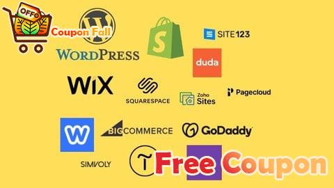 100% Free Coupon Master Website Creation - 15 Website Platforms in 1 Course!