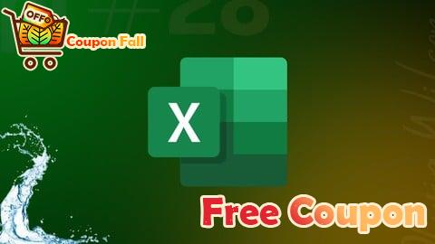 100% Free Coupon Microsoft Excel Data Analysis with Chart and Graph