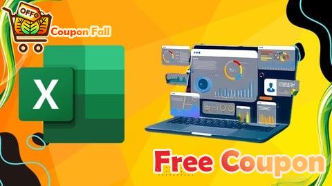 100% Free Coupon Microsoft Excel Data Analysis with Formulas and VBA