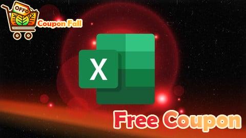 100% Free Coupon Microsoft Excel Masterclass: Learn Excel Step by Step