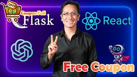 100% Free Coupon React, Flask, Python, MySql y ChatGPT IA - App Full Stack!