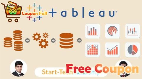 100% Free Coupon Tableau & Tableau Prep for Data Preparation & Visualization