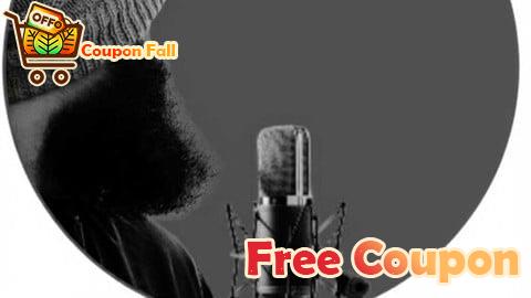 100% Free Coupon Voice-Over Artist Training for Audiobook, Courses and Promos